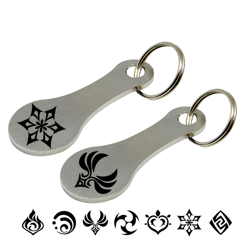 Car Accessories Shop - Gantungan Kunci Dampak Genshin Game Kustom
