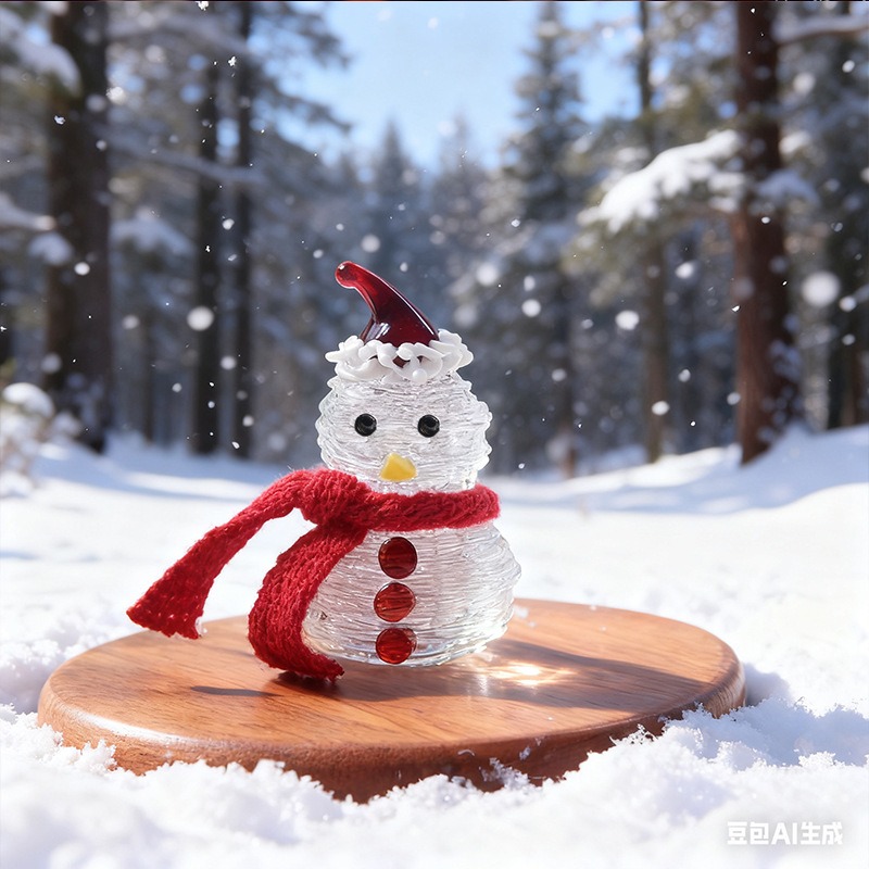 Car Accessories Xmas Gifts - Figurine Pohon Natal dan Manusia Salju