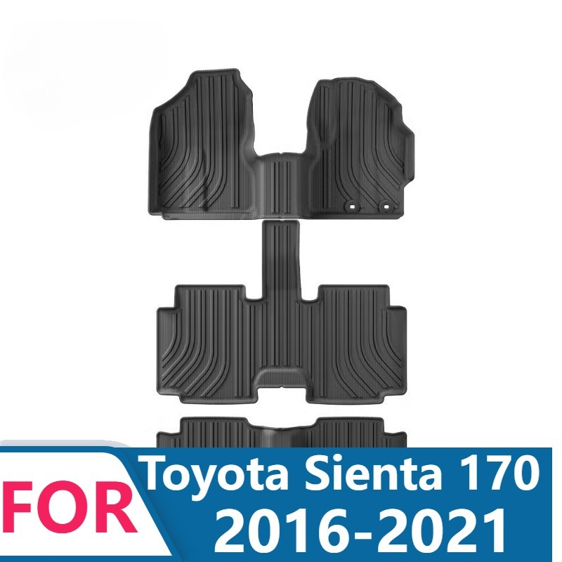 Car Floor Mat Rubber - Karpet Lantai Mobil Untuk Toyota Sienta