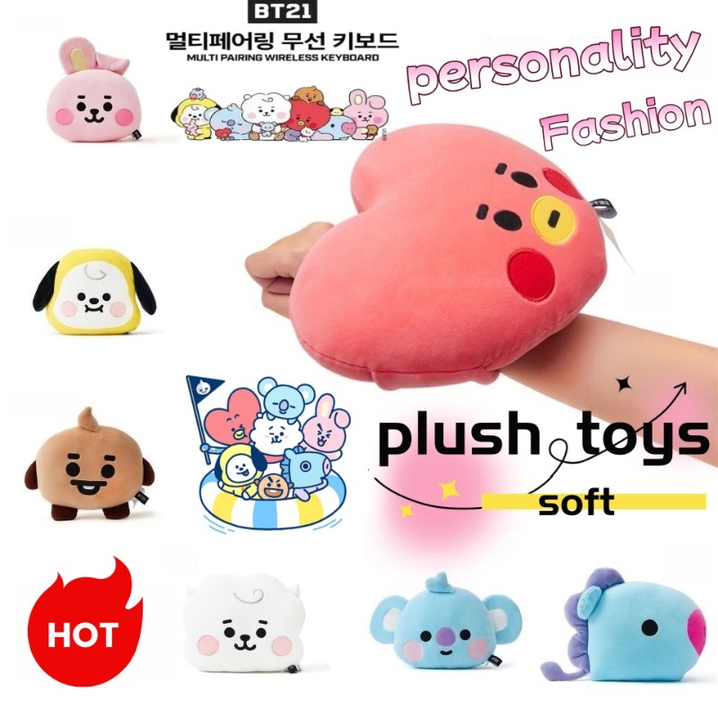 Car Accessories Workshop - Bantal Bentuk Wajah BT21 Lucu Modis
