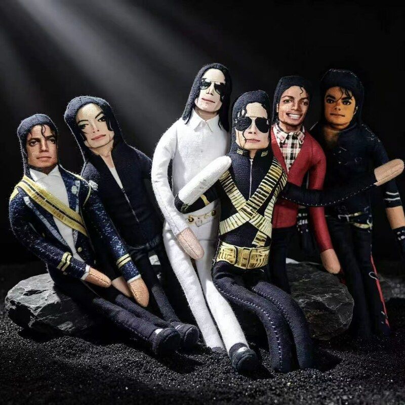 Car Accessories Papar - Boneka Michael Jackson, Penyanyi Terkenal, Prop