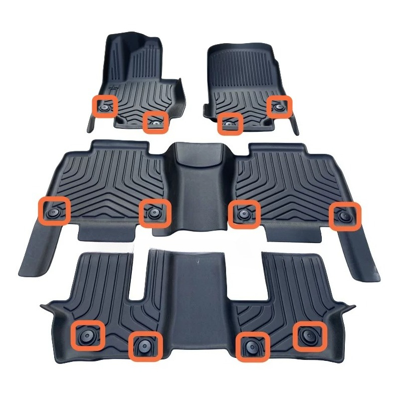 Car Floor Mat Rubber - Karpet Lantai Mobil Kustom untuk Mercedes