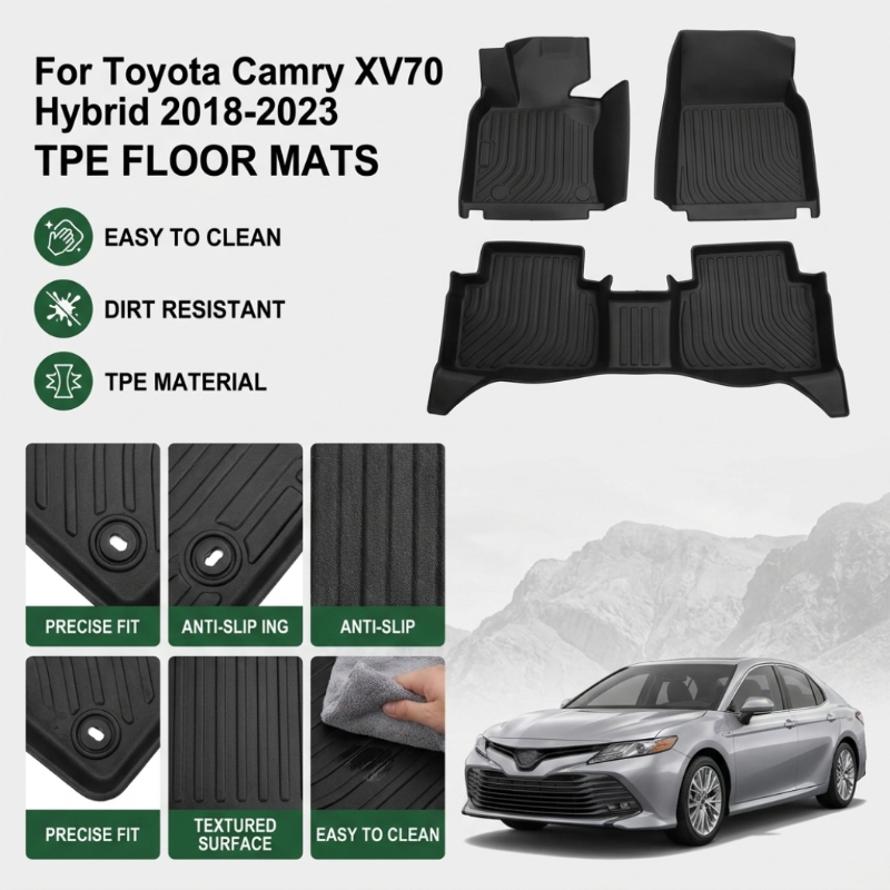 Car Floor Mat Rubber - Karpet Lantai Mobil TPE Untuk Toyota