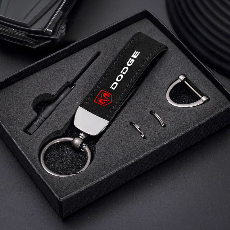 Car Accessories Shop - Liontin Lencana Hiasan Mobil Kulit 4S