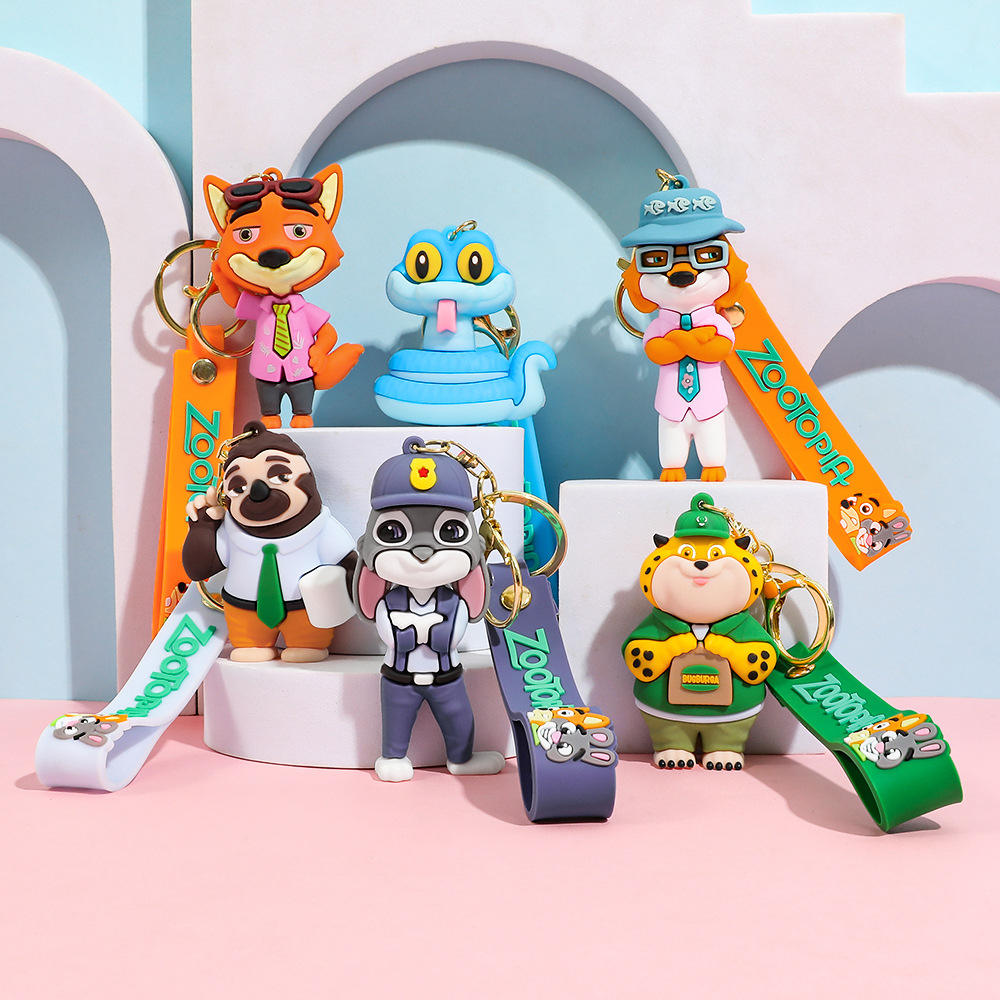Car Accessories Xmas Gifts - 52 Gaya Zootopia 2 Gantungan Kunci