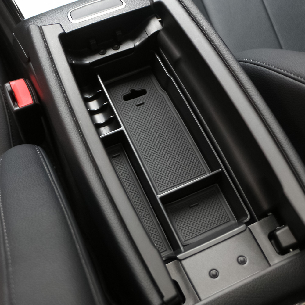 Car Accessories Papar - Baki kotak penyimpanan sandaran tangan mobil,