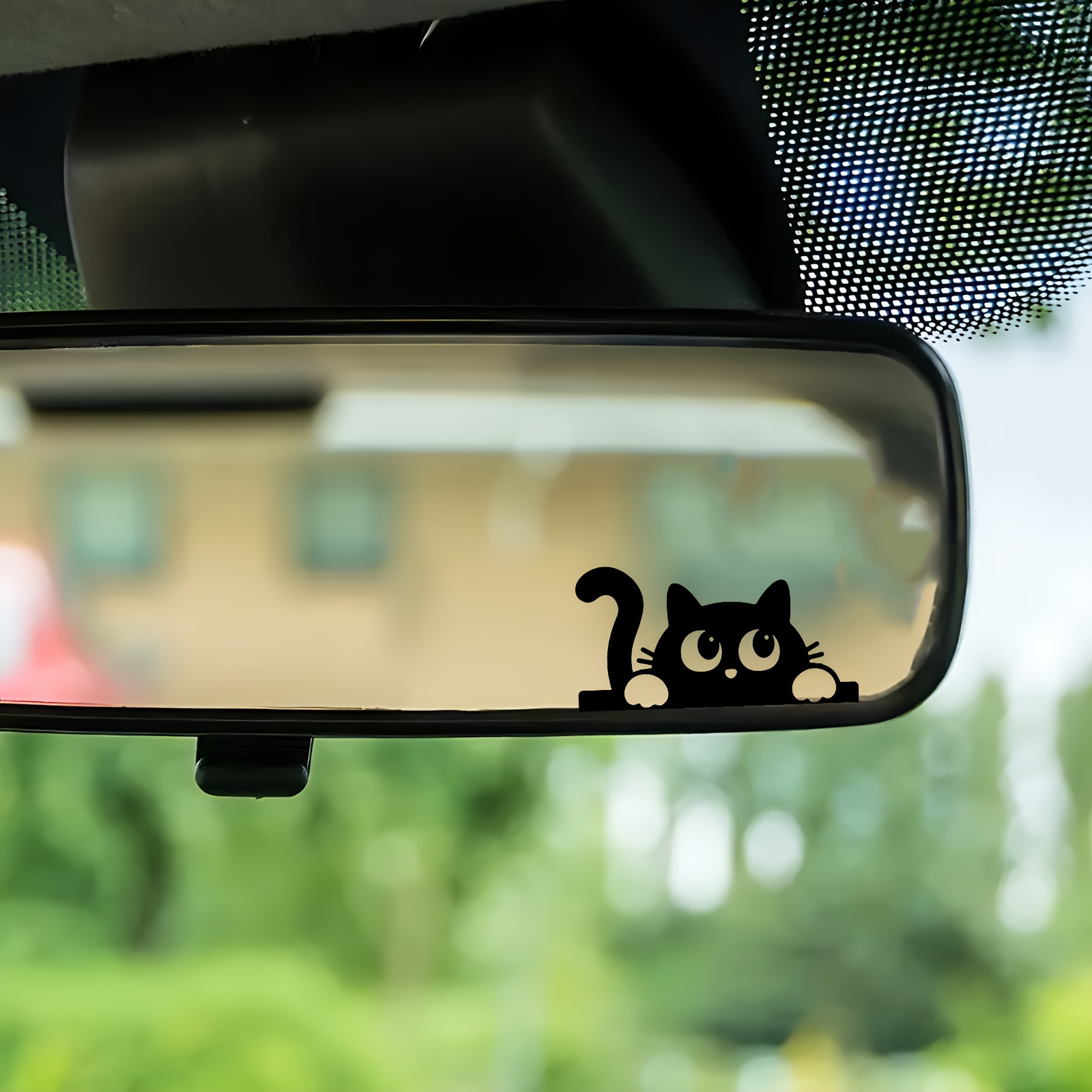 Stiker Kaca Spion Mobil Kucing - Car Accessories Xmas Gifts ulasan dan harga
