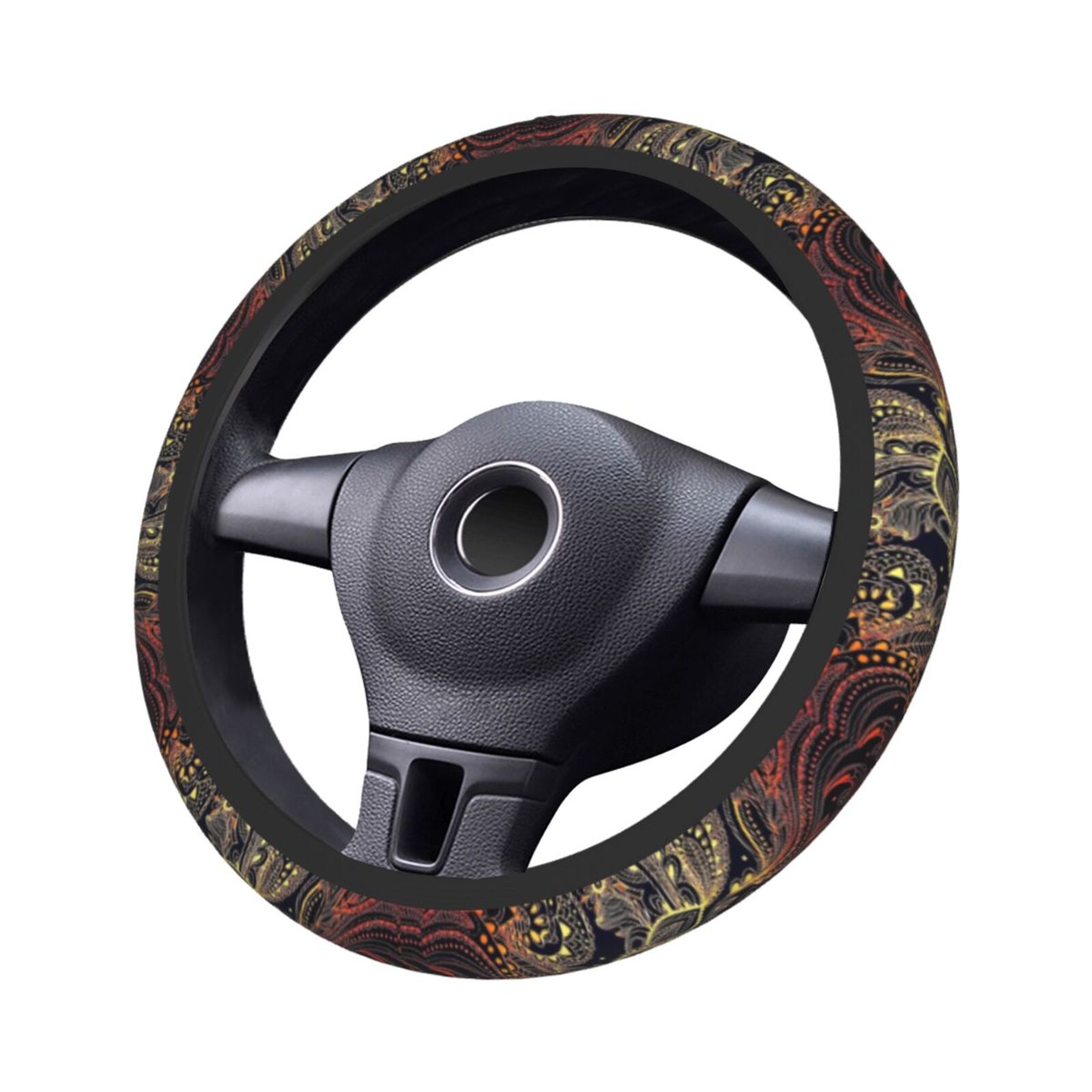 Penutup Roda Kemudi Motif Bulu - Car Accessories Phoenix ulasan dan harga