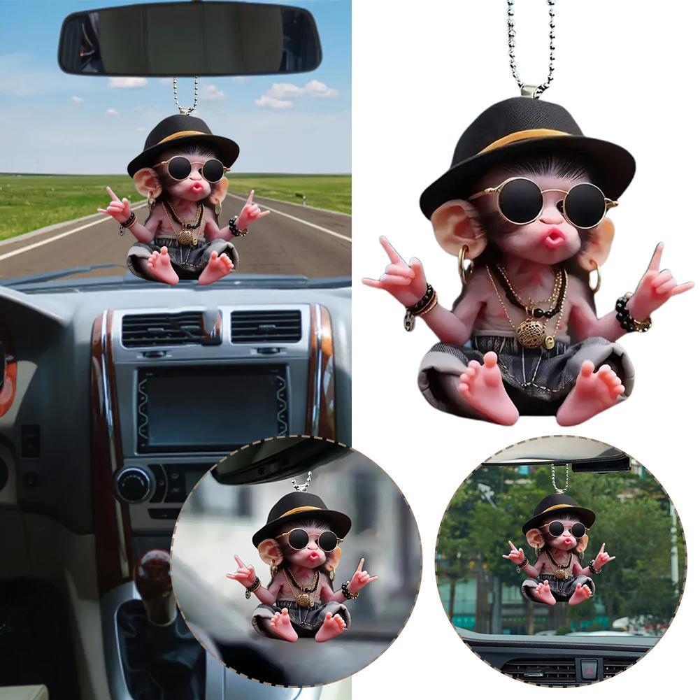 Gantungan Kunci Monyet Kreatif - Car Accessories Xmas Gifts ulasan dan harga