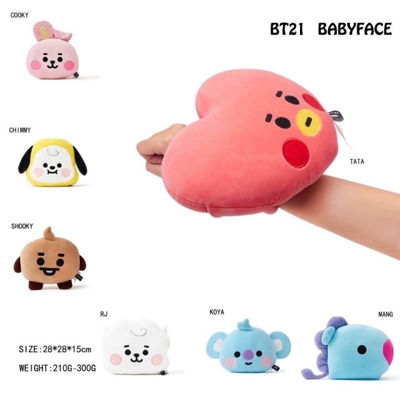 Bantal Bentuk Wajah BT21 Lucu  - Car Accessories Workshop ulasan dan harga