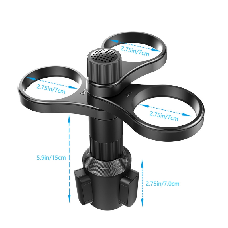 360 °   Tempat Cangkir Mobil 3 - Car Accessories You Must Have ulasan dan harga