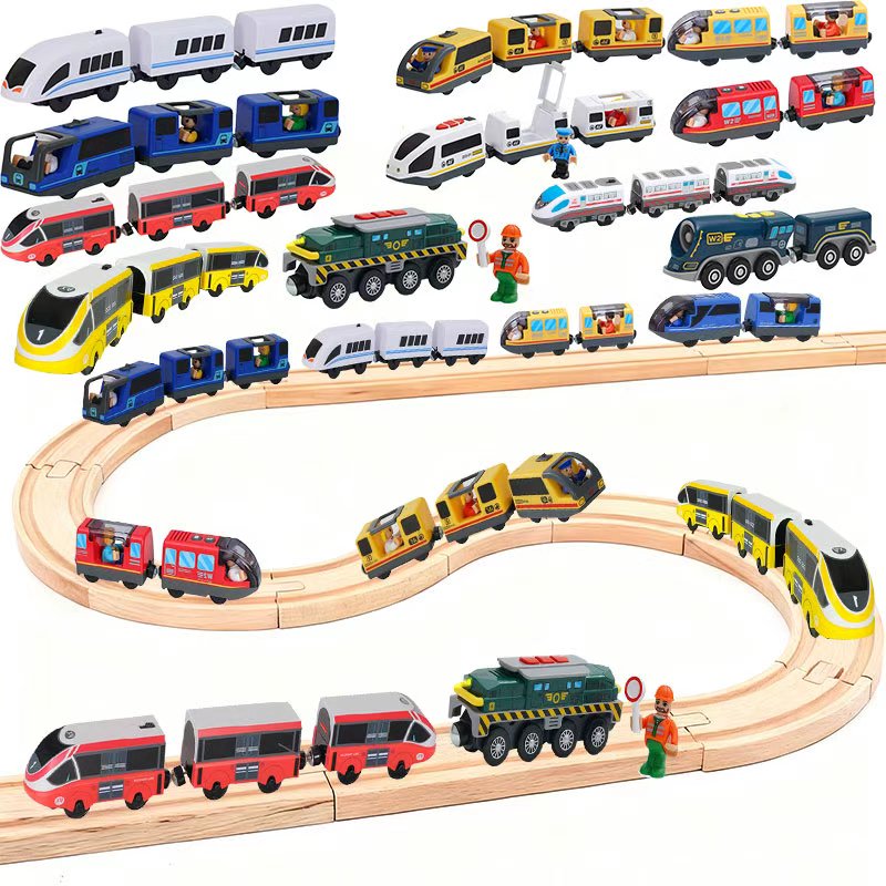 Kereta Api Kayu Lokomotif Main - Car Accessories Xmas Gifts ulasan dan harga