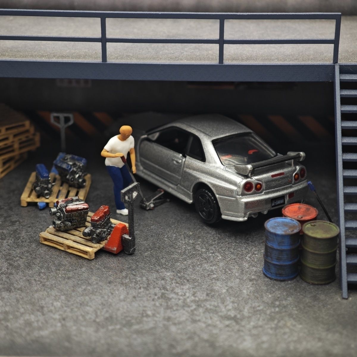 1:64 Dekorasi Adegan Bengkel P - Car Accessories Shop ulasan dan harga