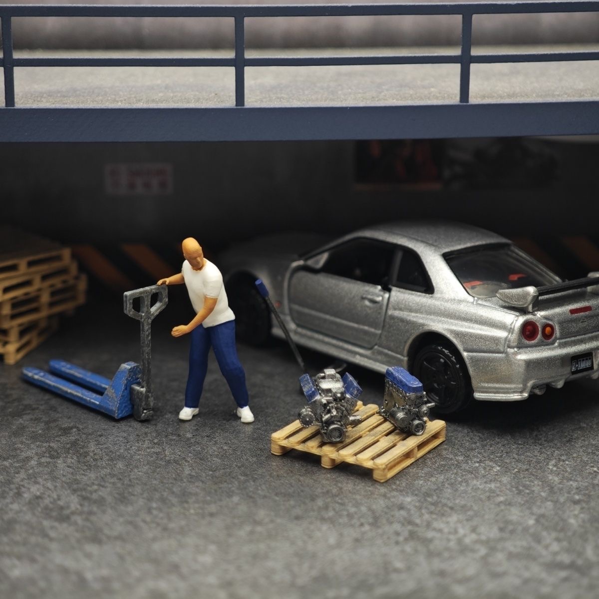 1:64 Dekorasi Adegan Bengkel P - Car Accessories Shop ulasan dan harga