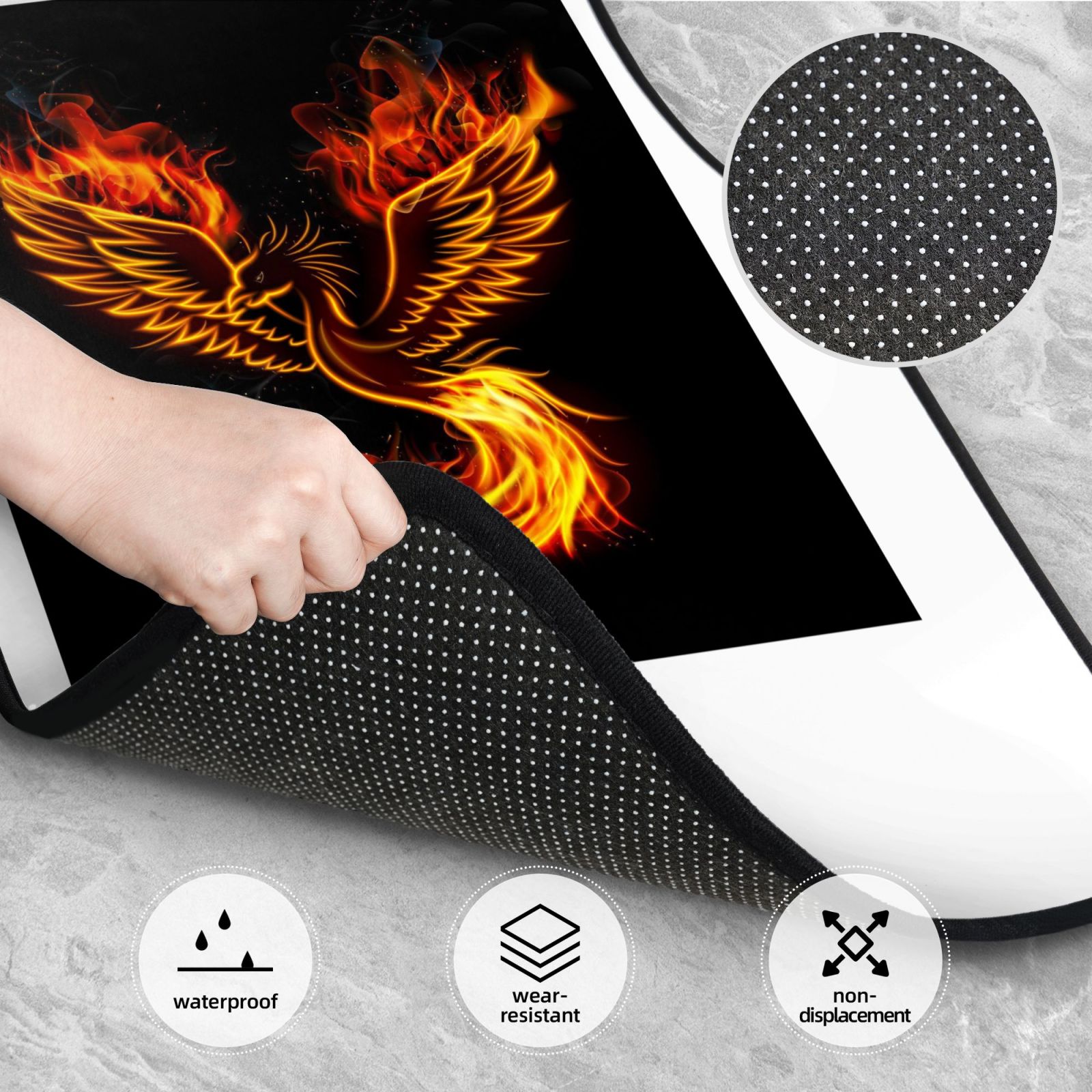 Karpet Lantai Mobil Motif Api  - Car Accessories Phoenix ulasan dan harga