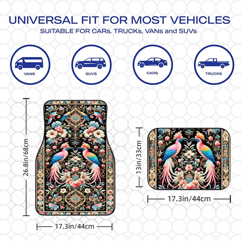 Tikar Lantai Mobil Motif Bunga - Car Accessories Phoenix ulasan dan harga