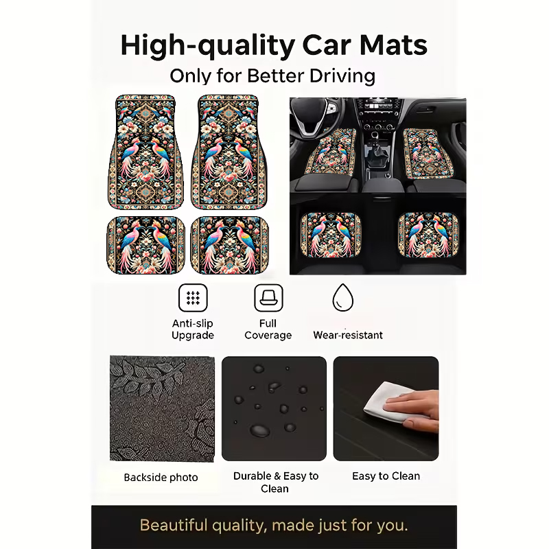 Tikar Lantai Mobil Motif Bunga - Car Accessories Phoenix ulasan dan harga