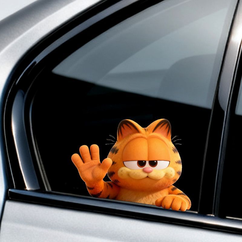 Stiker Garfield anime kartun l - Car Accessories Workshop ulasan dan harga