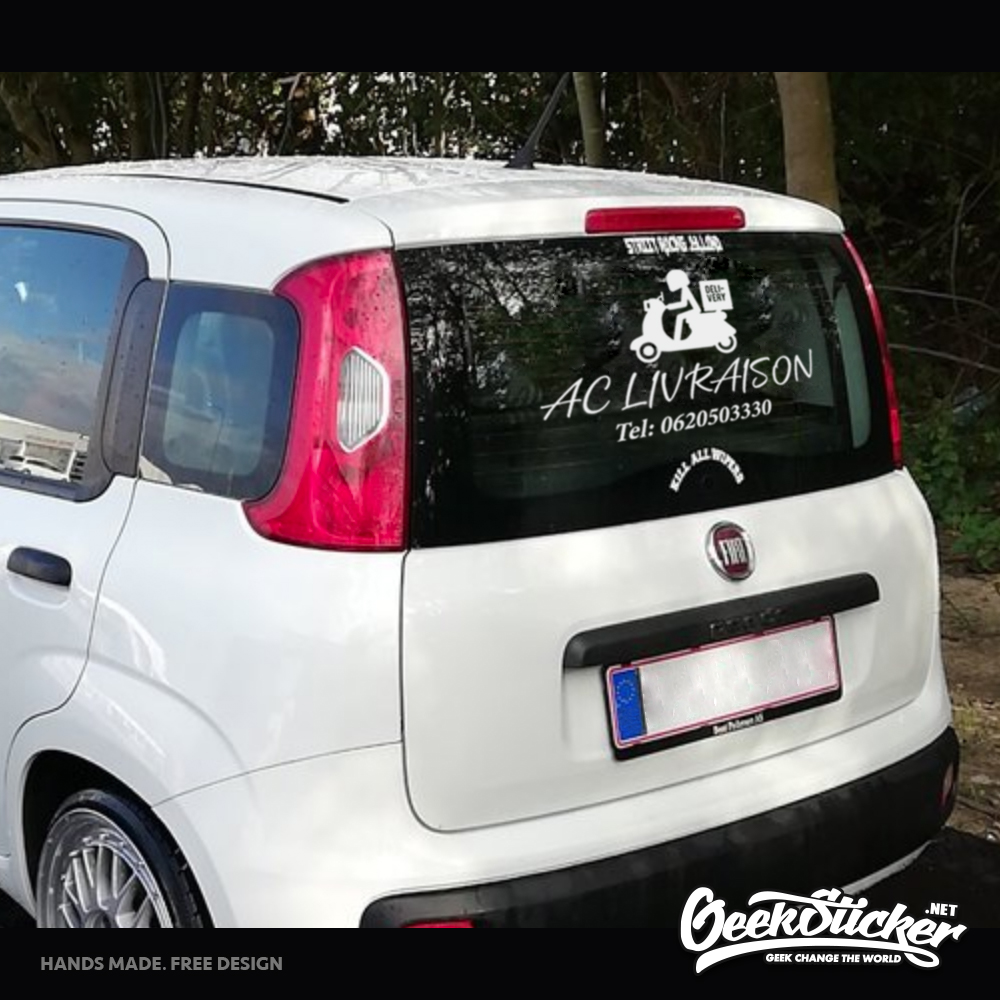 Stiker Nama Bisnis Kustom, Log - Car Accessories Nz ulasan dan harga