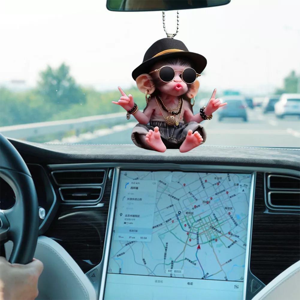 Gantungan Kunci Monyet Kreatif - Car Accessories Xmas Gifts ulasan dan harga