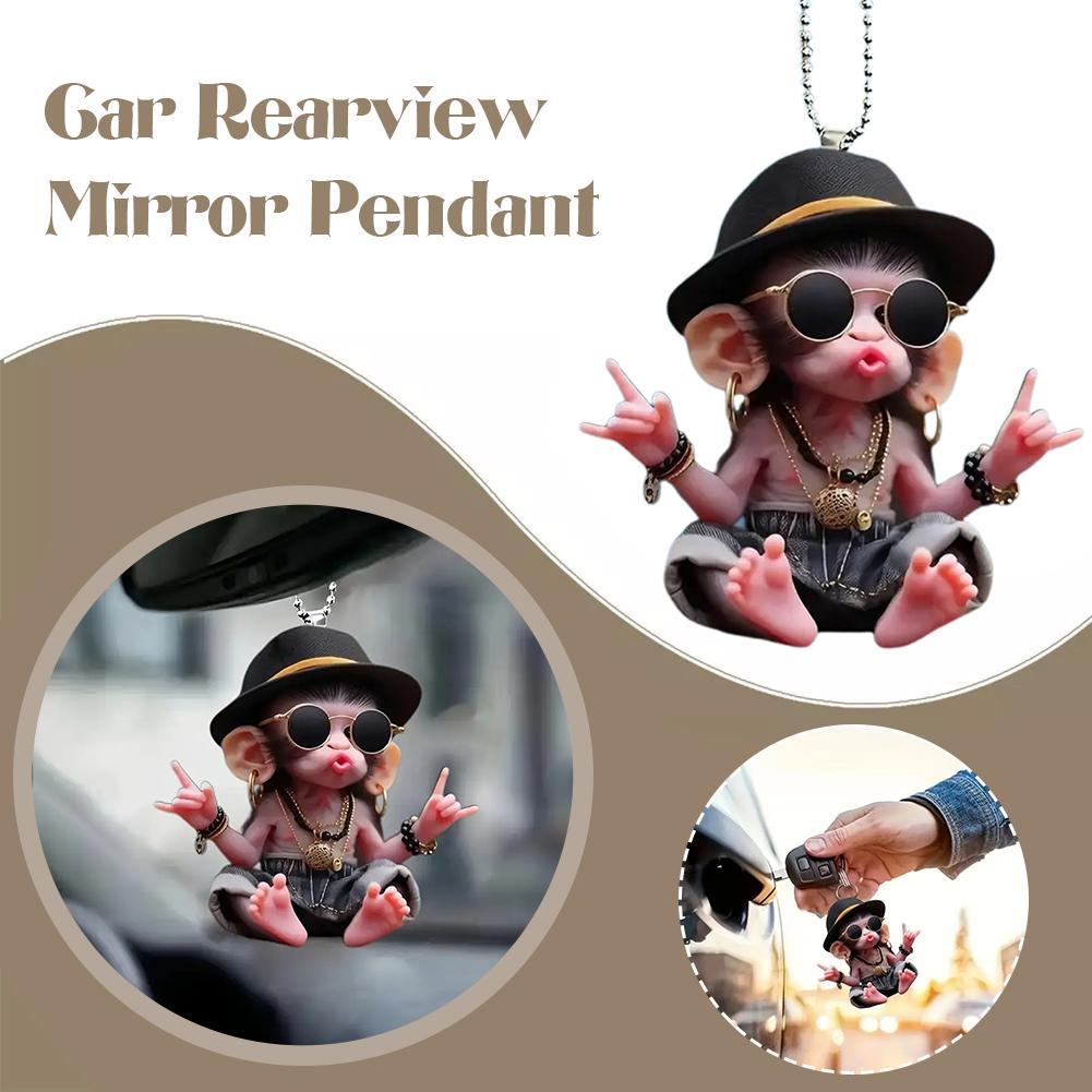 Gantungan Kunci Monyet Kreatif - Car Accessories Xmas Gifts ulasan dan harga