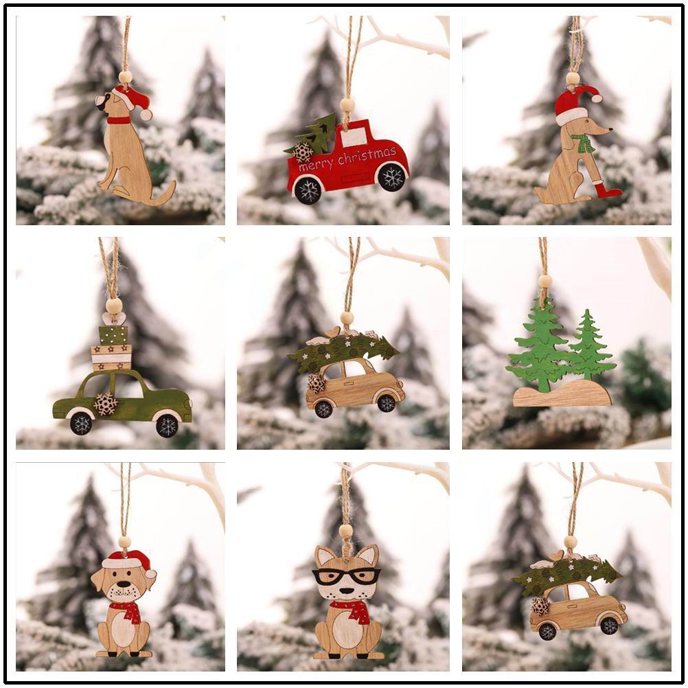 8 PCS Hiasan Natal Gantung Kay - Car Accessories Xmas Gifts ulasan dan harga