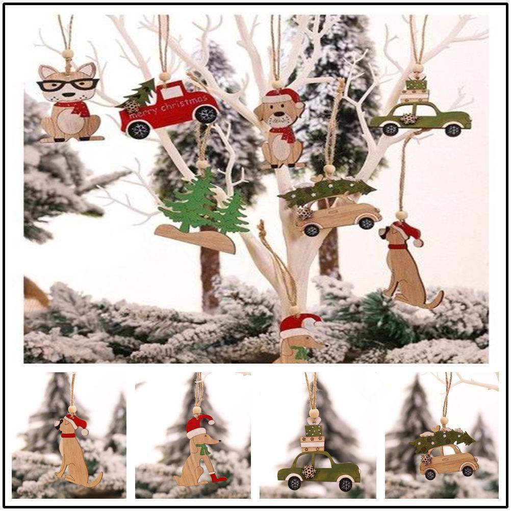 8 PCS Hiasan Natal Gantung Kay - Car Accessories Xmas Gifts ulasan dan harga